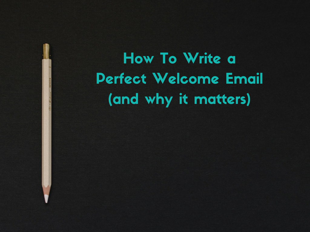 Market Your Music (How to write a perfect welcome email and why it matters)